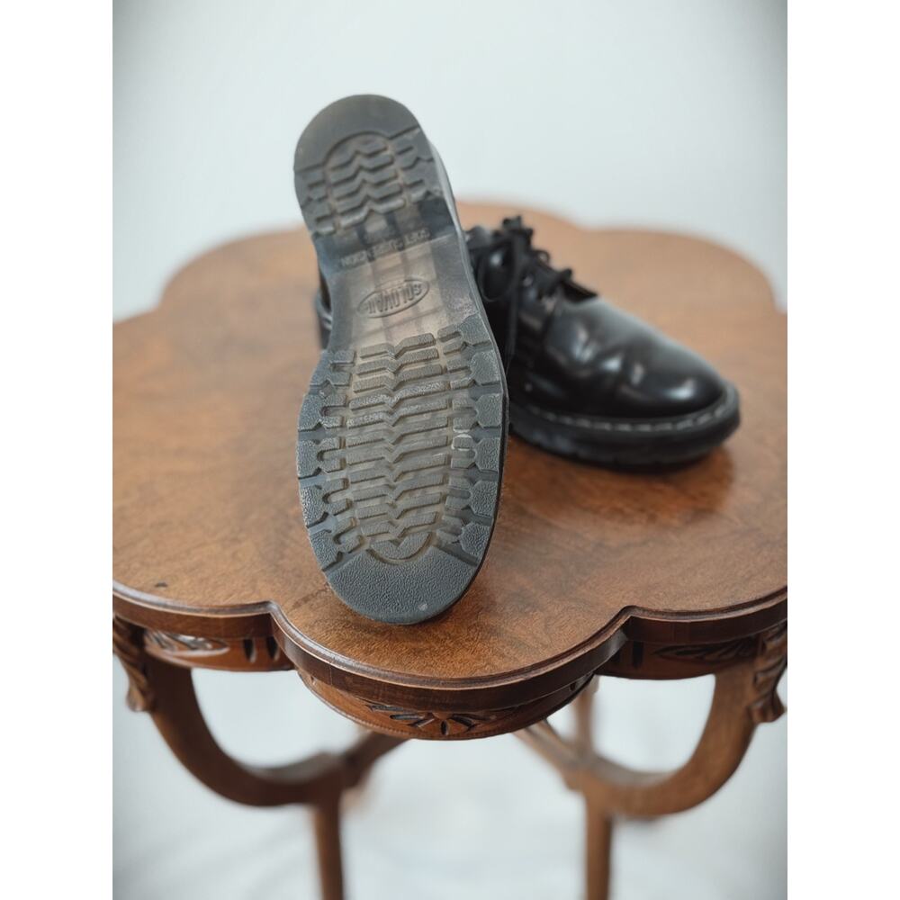 SOLOVAIR England Lace Up Unisex Loafer Black Women's US 6 Men's 5 #0015 - Picture 7 of 8